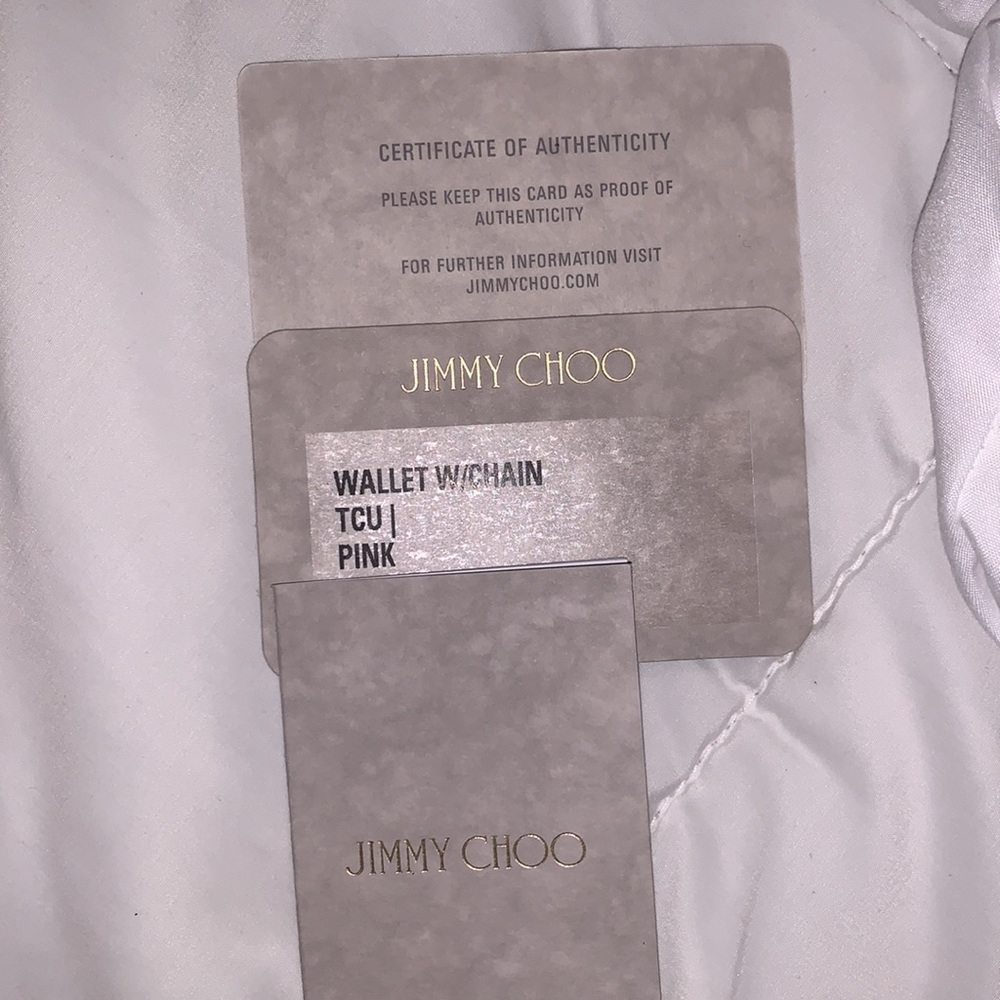 • Jimmy Choo Wallet On Chain • - Picture 7 of 7